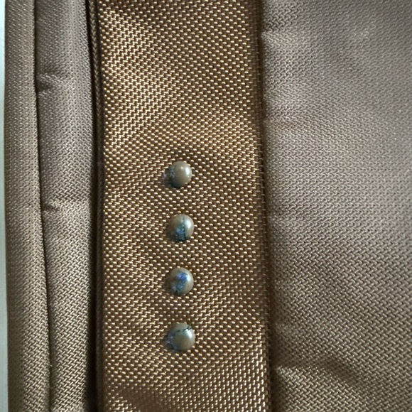 Tech by TUMI 5112B Expandable Brown Orange Laptop Messenger Shoulder Bag - Picture 3 of 11